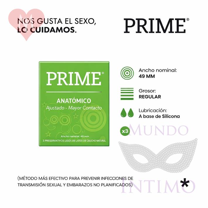 Preservativo Prime Anatomico